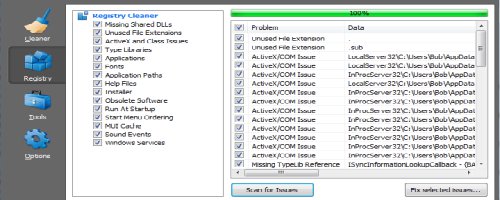 stergere registrii Windows 7 - CCleaner