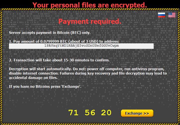ransomware, virus Critroni A